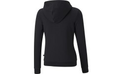 Толстовка Puma для девочек Ess+ Logo Full-Zip Hoodie Black 587048 01