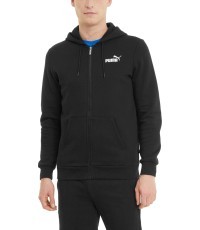 Puma Men's Sweatshirt Ess Small Logo FZ Black 586702 01