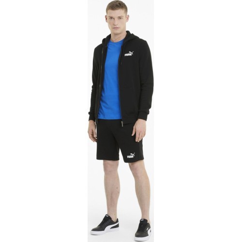 Puma Men's Sweatshirt Ess Small Logo FZ Black 586702 01