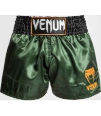 "Venum Classic Muay ThaÃ¯ Short" šortai - Žalia/juoda/auksinė