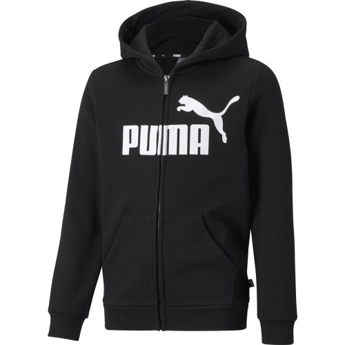 Puma толстовка для подростков Ess Big Logo FZ Black 586967 01