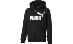 Puma толстовка для подростков Ess Big Logo FZ Black 586967 01