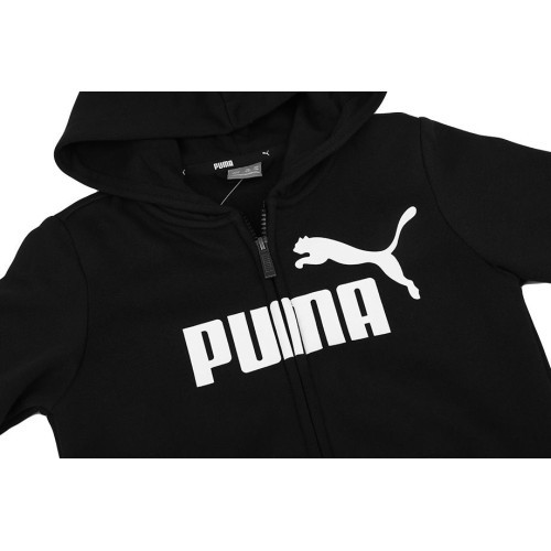 Puma Džemperis Paaugliams Ess Big Logo Fz Black 586967 01