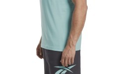 Мужская футболка Reebok Ri Left Chest Logo, синяя HH8310