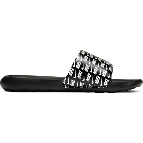 Мужские шлёпанцы Nike Victori One Slide Print, чёрно-белые