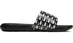 Мужские шлёпанцы Nike Victori One Slide Print, чёрно-белые
