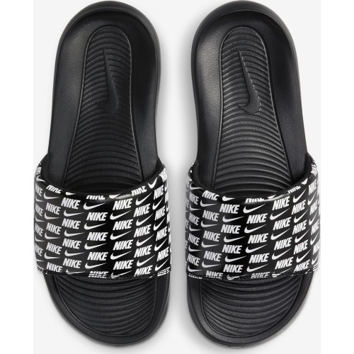 Nike Victori One Slide Print Men's Slippers Black White