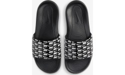 Мужские шлёпанцы Nike Victori One Slide Print, чёрно-белые