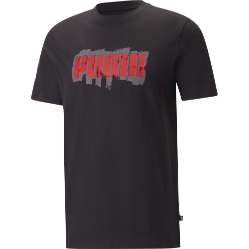 Puma мужская футболка Graphics Puma Wording Black 674475 01