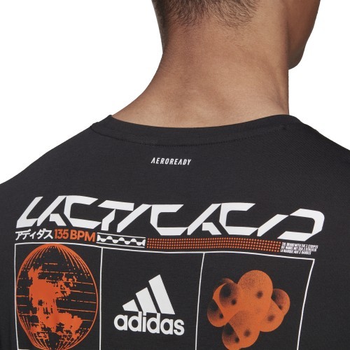 Adidas Conf Gfx Ls Men's T-shirt Black