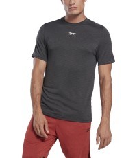 Мужская футболка Reebok Wor Melange Tee, серая H46641