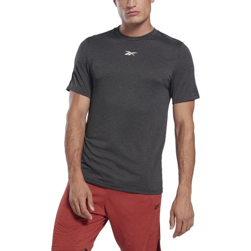 Мужская футболка Reebok Wor Melange Tee, серая H46641