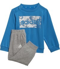 Adidas I Lin Ft Jog Kids' Tracksuit Grey Blue HF1910