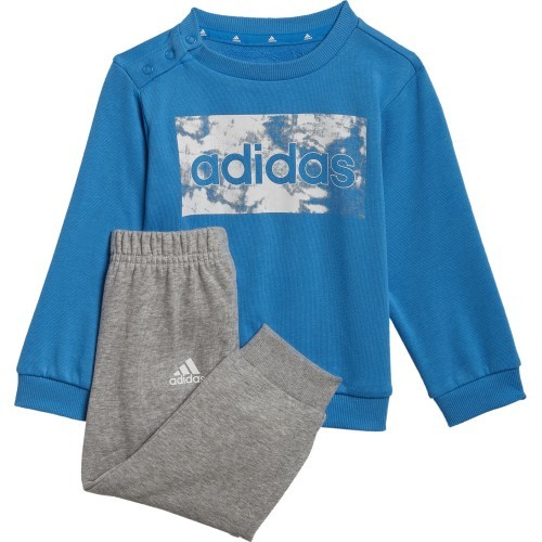 Adidas I Lin Ft Jog Kids' Tracksuit Grey Blue HF1910