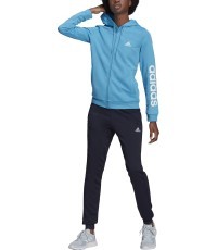 Adidas W Lin FT TS Women's Tracksuit Black Blue HD1696