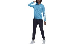 Adidas Sportinis Kostiumas Moterims W Lin Ft Ts Black Blue HD1696