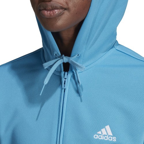 Adidas W Lin FT TS Women's Tracksuit Black Blue HD1696