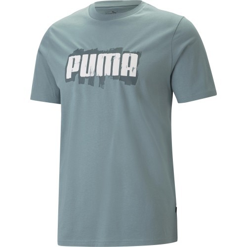 Puma Graphics Wording Tee men's T-shirt green 674475 84