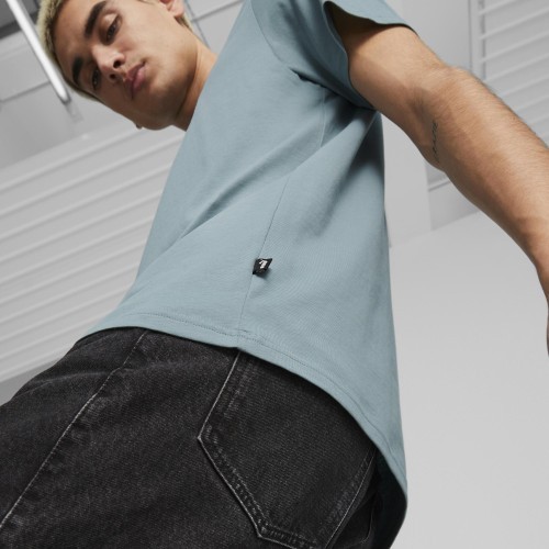 Мужская футболка Puma Graphics Wording Tee зелёная 674475 84