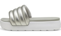 Puma Šlepetės Moterims Karmen Slide Puffy White Silver 395399 03