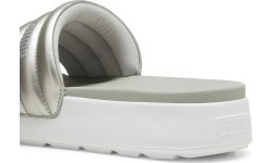 Puma Šlepetės Moterims Karmen Slide Puffy White Silver 395399 03