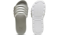 Puma Karmen Slide Puffy Women's Slides White Silver 395399 03