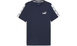 Мужская футболка Puma Ess+ Tape Tee Navy 847382 14