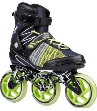 NA1206 BLACK-GREEN IN-LINE SKATES NILS EXTREME - NA1206 BLACK-GREEN IN-LINE SKATES NILS EXTREME