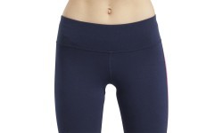Женские леггинсы Reebok TE Linear Logo CT L сине-розовые FU2180