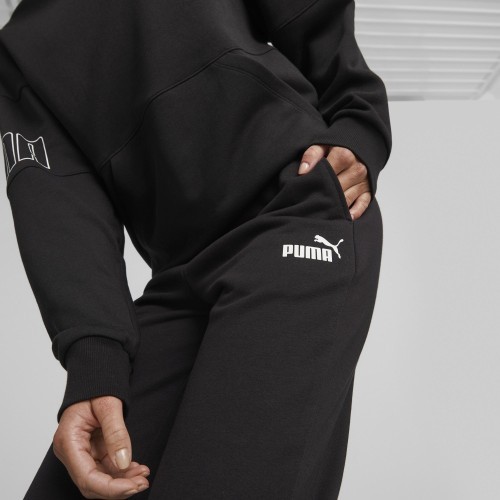 Женские спортивные брюки Puma Power Tape черные 674227 01