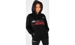 UFC "Venum Performance Institute 2.0" vyriška striukė su gobtuvu - juoda/raudona