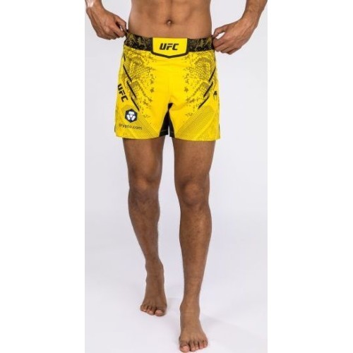 UFC Adrenaline by Venum Authentic Fight Night Men's Fight Short - Short Fit - Yellow