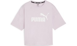 Женская блузка Puma Ess Cropped Logo розовая 586866 60