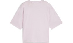 Puma Ess Cropped Logo Women's Blouse Pink 586866 60