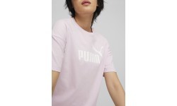 Женская блузка Puma Ess Cropped Logo розовая 586866 60