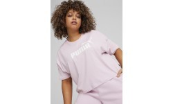 Puma Ess Cropped Logo Women's Blouse Pink 586866 60