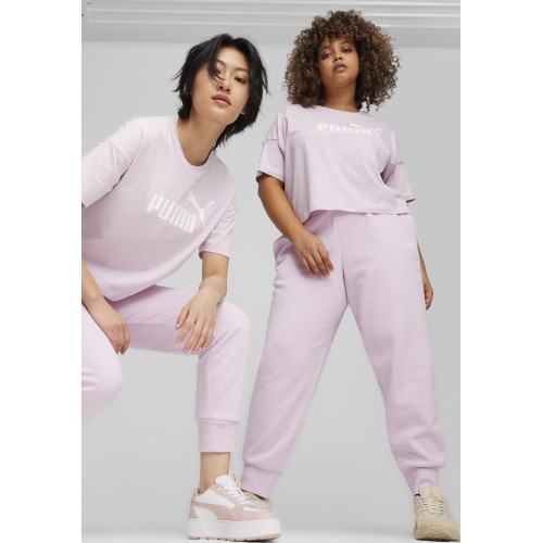 Puma Ess Cropped Logo Women's Blouse Pink 586866 60