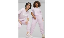 Женская блузка Puma Ess Cropped Logo розовая 586866 60