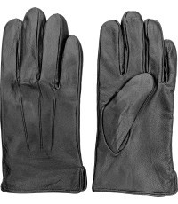 Prius Lux Genuine Leather Gloves for Men, Black 2050