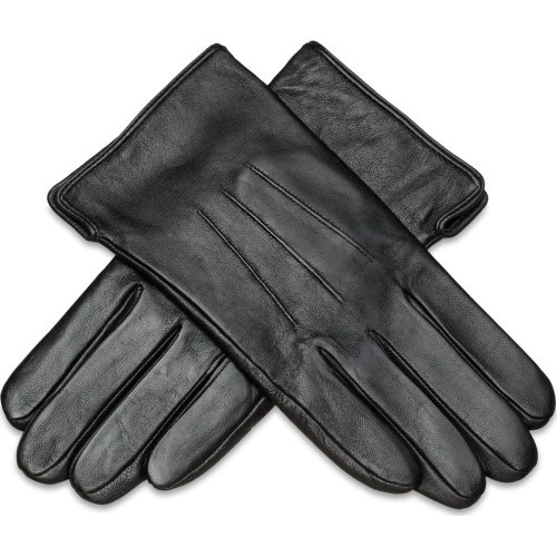 Prius Lux Genuine Leather Gloves for Men, Black 2050
