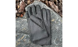 Prius Lux Genuine Leather Gloves for Men, Black 2050