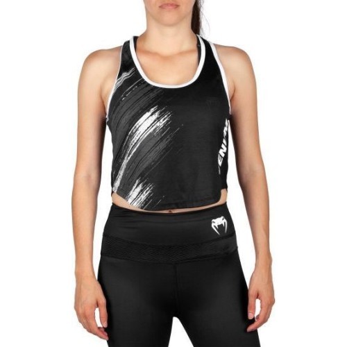 Женская футболка без рукавов Venum Rapid 2.0 - черный/белый