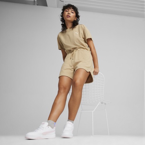 Puma Her Short Jumpsuit Women's Cream 677891 83
