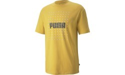 Puma Reflective Graphic Tee men's T-shirt, yellow