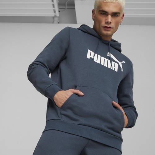 Puma Džemperis Vyrams Ess Big Logo Hoodie Blue 586687 61