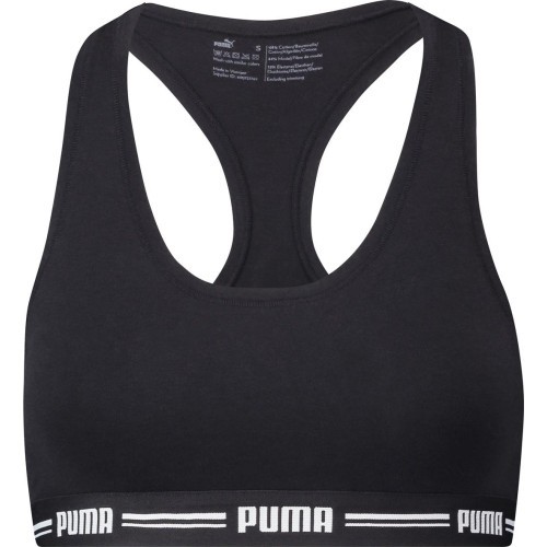 Спортивный бюстгальтер женский Puma Women Racer черный 907862 04