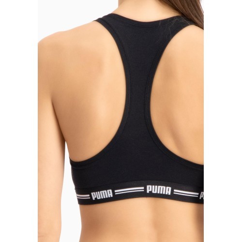 Спортивный бюстгальтер женский Puma Women Racer черный 907862 04