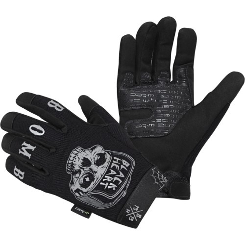 Motorcycle Gloves W-TEC Black Heart Garage Built - Black