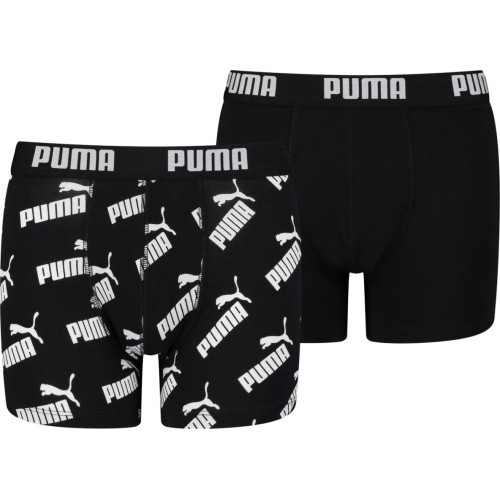 Трусы-боксеры для мальчиков Puma AOP чёрные 935526 01