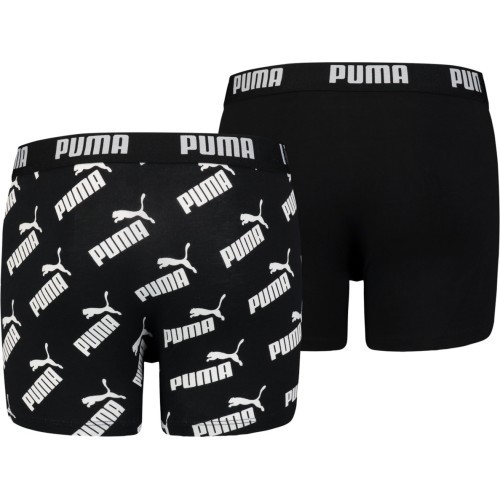 Трусы-боксеры для мальчиков Puma AOP чёрные 935526 01